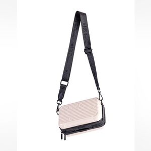 Hotel Collection Champagne and Black Crossbody Bag
